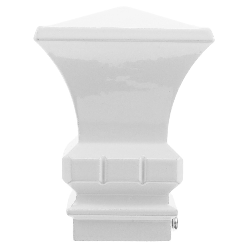 Wrought Iron Curtain Rod Head End Cap Accessories Decorative Ends