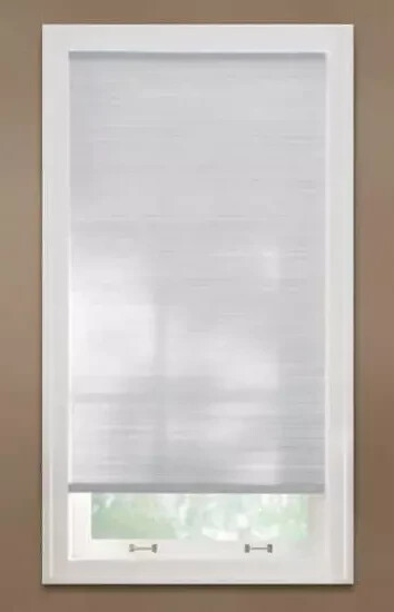 HDC Snow Drift Cordless Light Filtering Cellular Shade – 44.75 in. W x 48 in. L