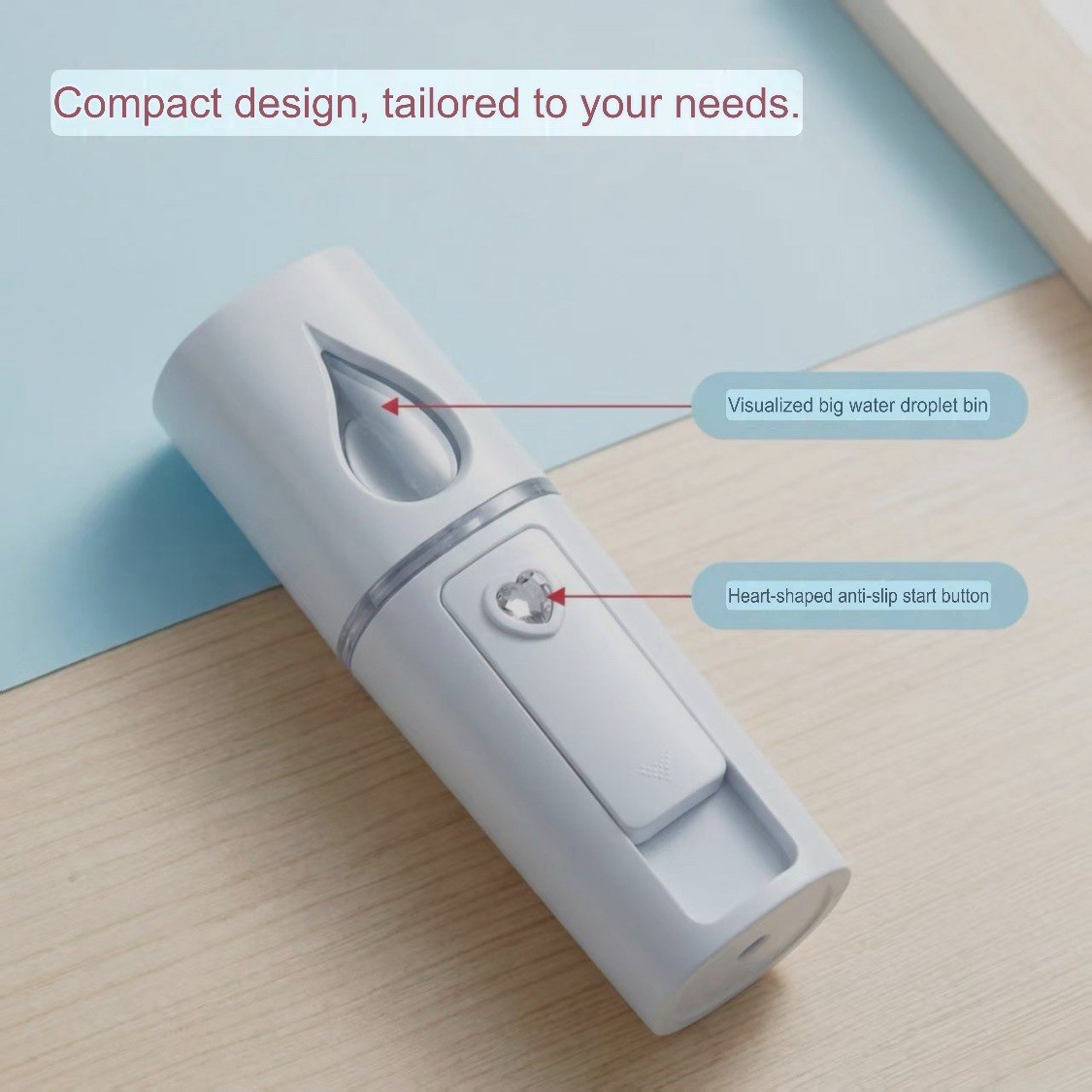 Portable Nano Facial Mister Mini Facial Steamer Atomization Eyelash Extension