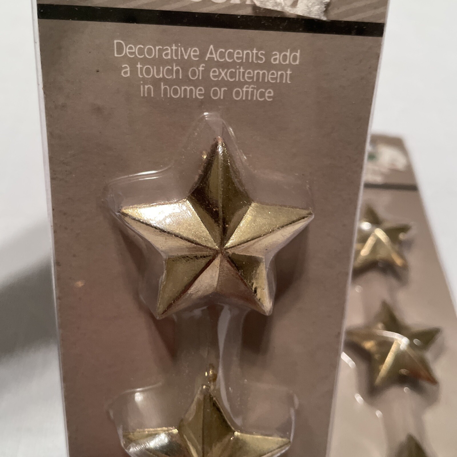 Gold Metal Star Curtain Hooks Drapery Pins Pinon Hooks for Curtains Set Of 6