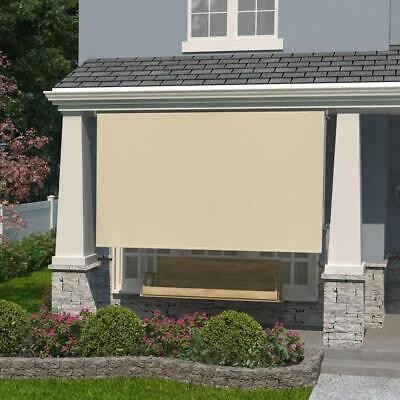 Coolaroo Exterior Roller Shade UV Blocking Fade Resistant Fabric 96 in. Wide