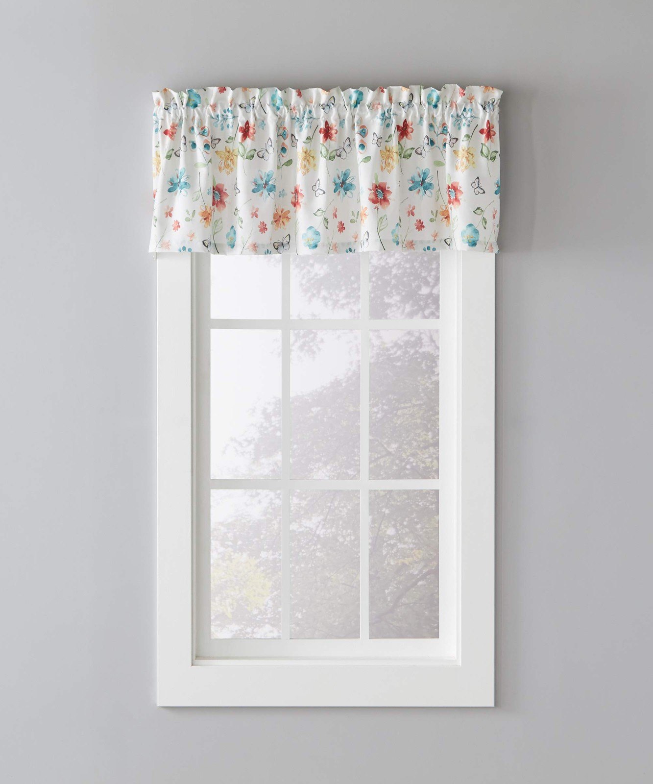 Floral Dance Valance 58 In X 13 In Multicolored