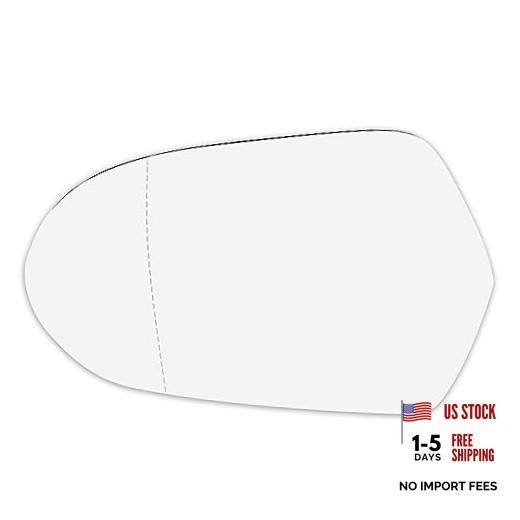 Car Rearview Mirror Glass Replacement with Backing Plate Heated Left Side