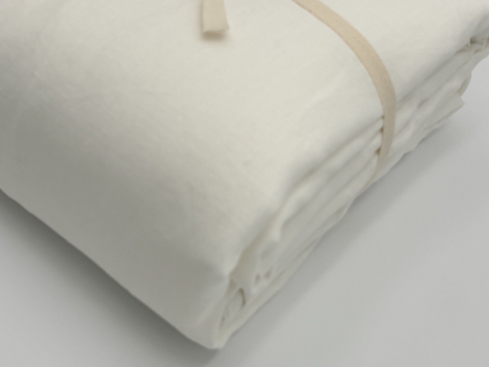 Pottery Barn Belgian Flax Linen Curtain ~ 100”W x 96”L ~ White ~ Light Filtering