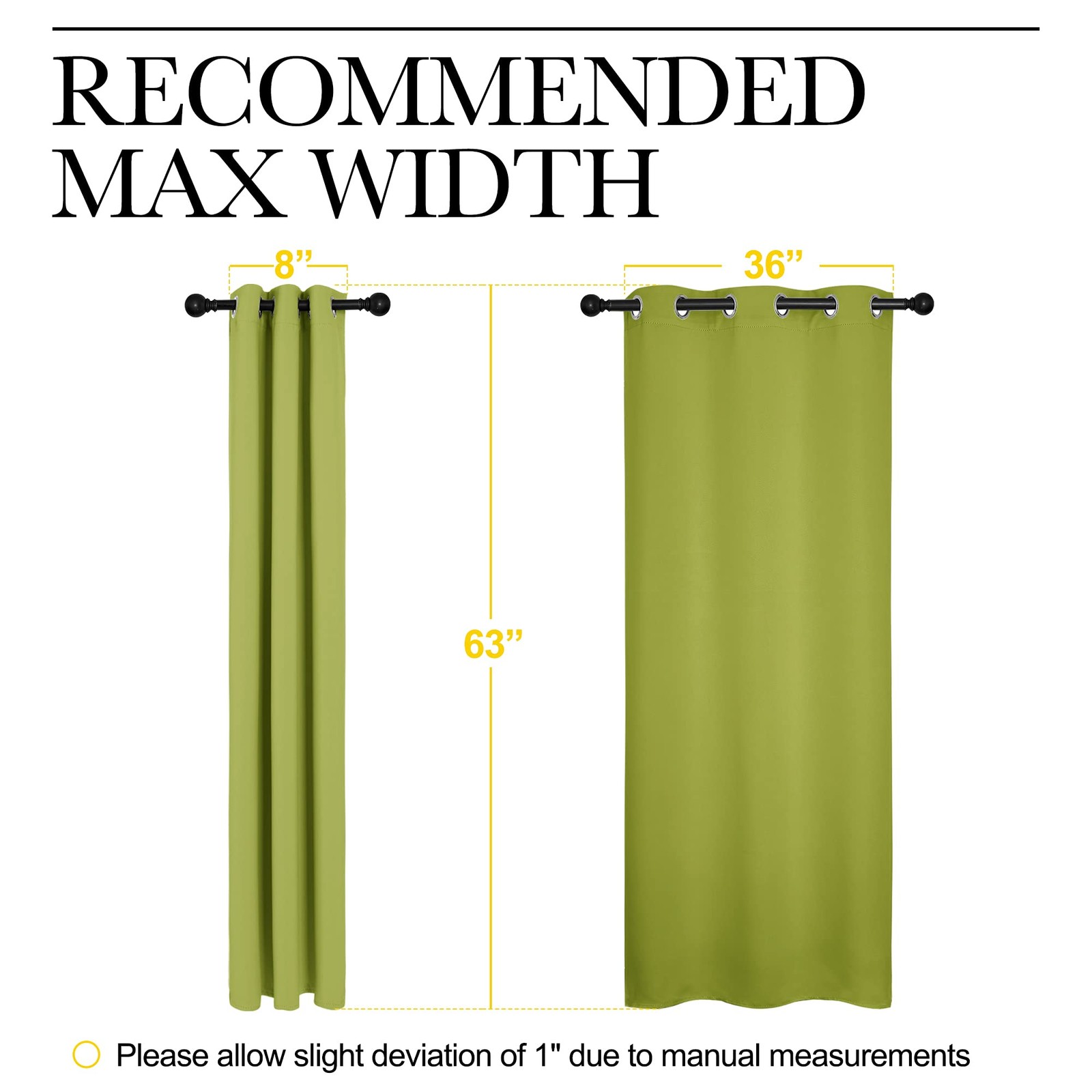 Thermal Insulated Solid Grommet Blackout Holiday Decorative Curtains/Drapes for