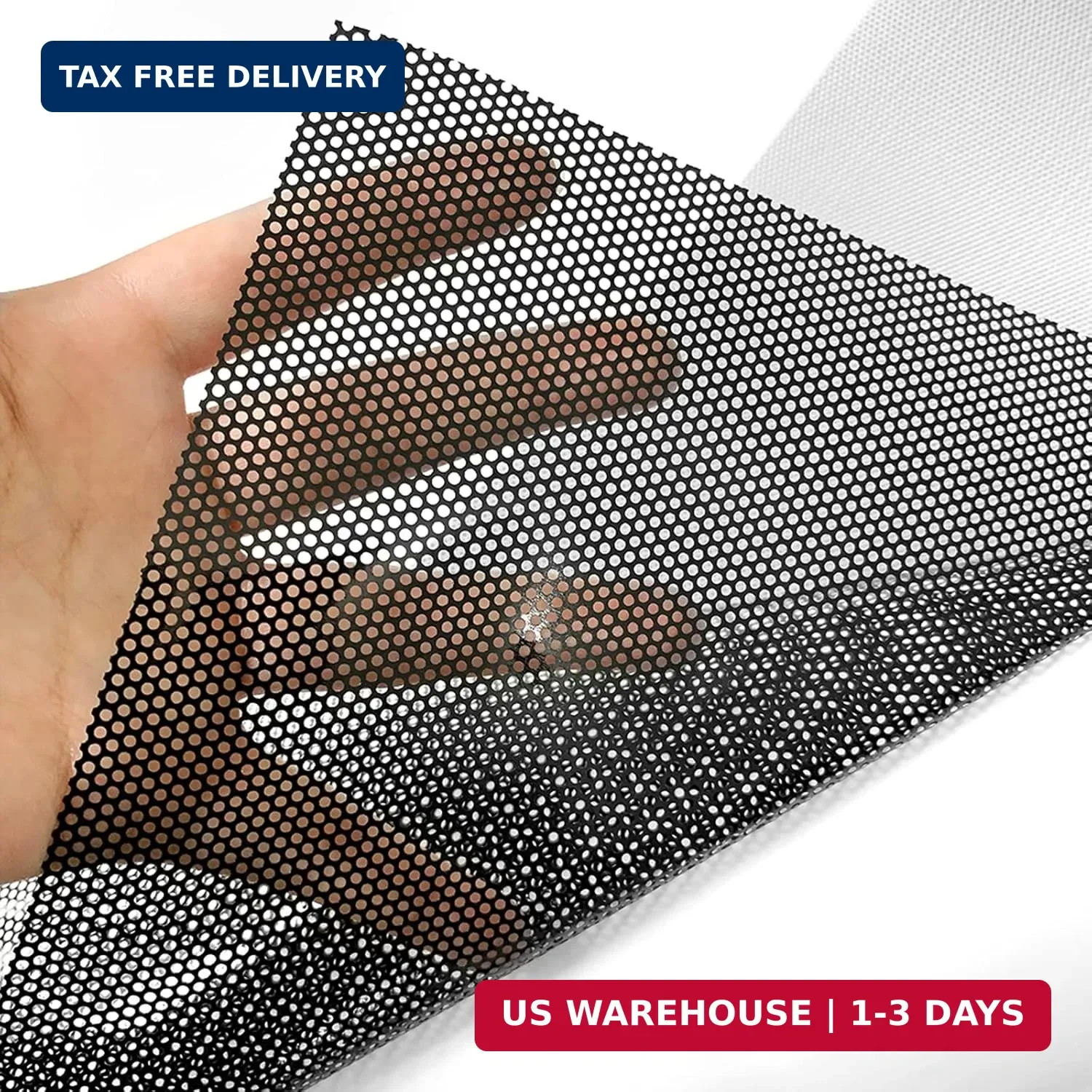 XhuangTech One Way Privacy Window Film,Perforated Vinyl Window Film,Self Adhesiv