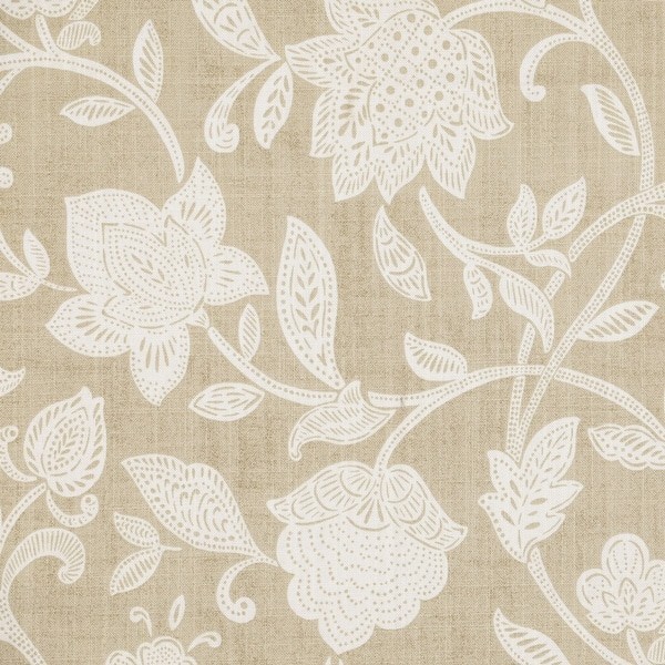Waverly STENCIL VINE Cottagecore Modern Farmhouse Floral PANEL 52×84 Linen