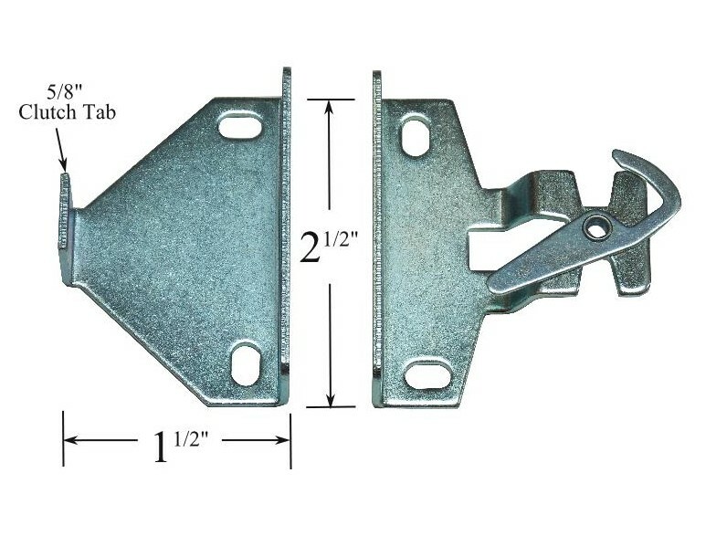 ROLLEASE – RB560 Clutch Roller Shade Brackets – 5/8″ Tab
