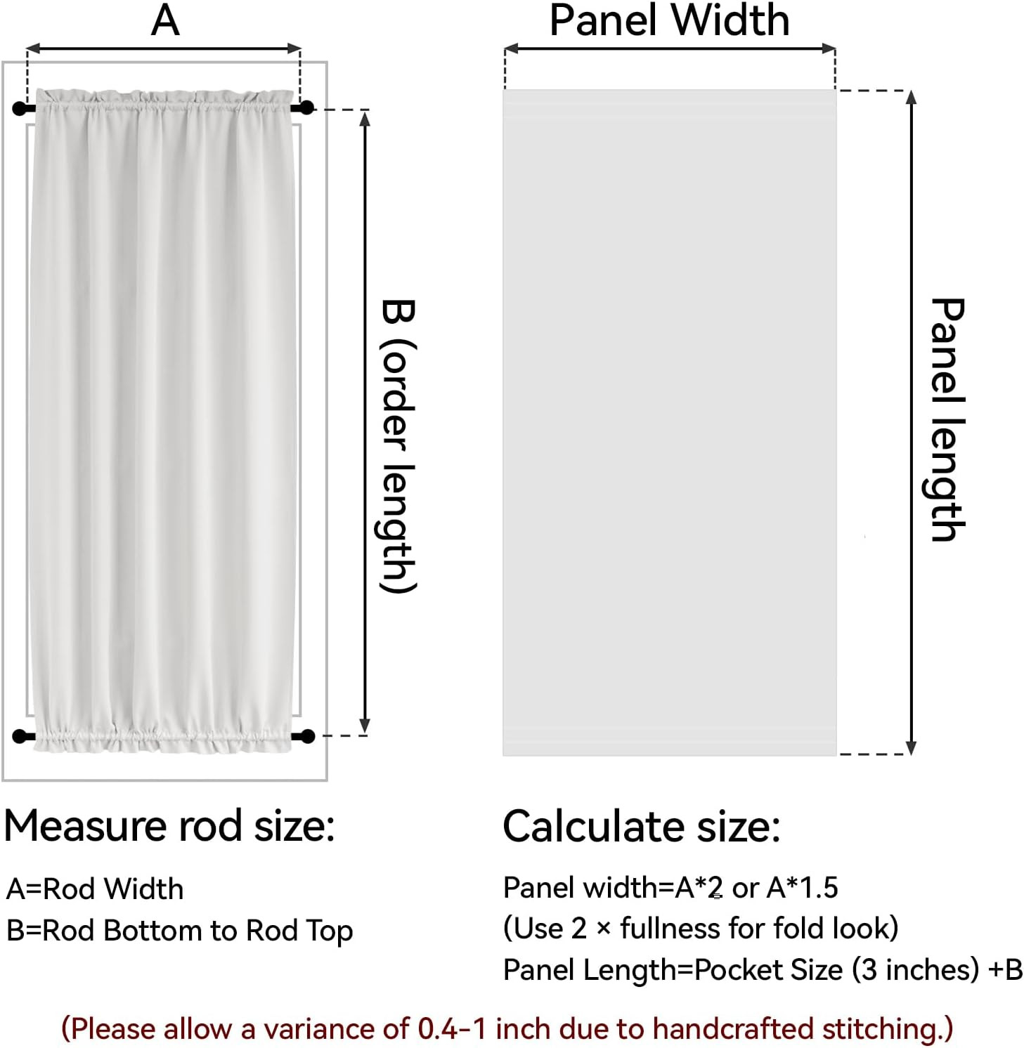 Rodless Self-Adhesive French Door Curtain, Light Filtering, 25×72, Greyish White