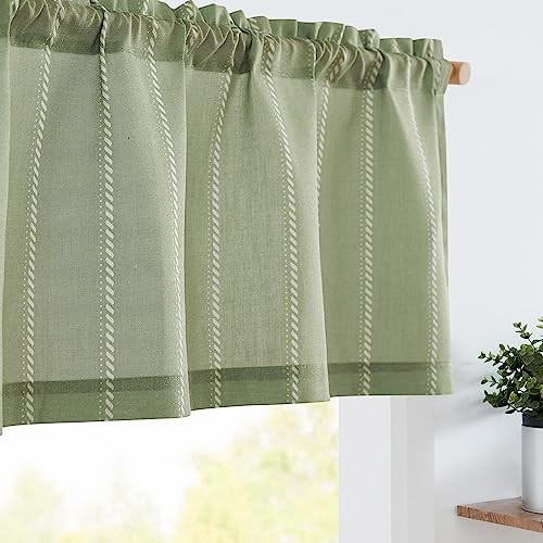 Nautical Striped Valance 50″W x 16″L (Pack of 1) Nautical Striped Green