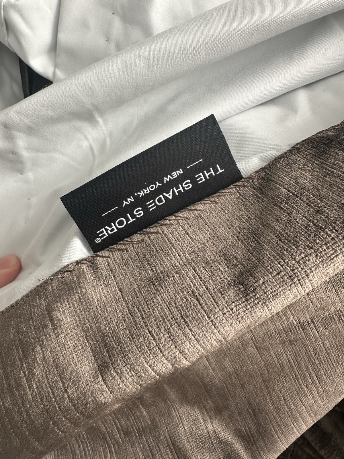 The Shade Store New York Window Curtain Panel Set of 2( retail $1200)