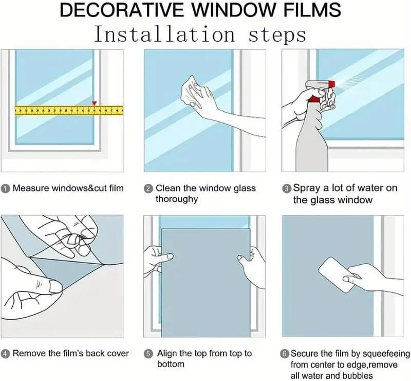 Eco-Friendly Leaf Pattern Window Film – 17.5 x 78.7 Inch Privacy Solution