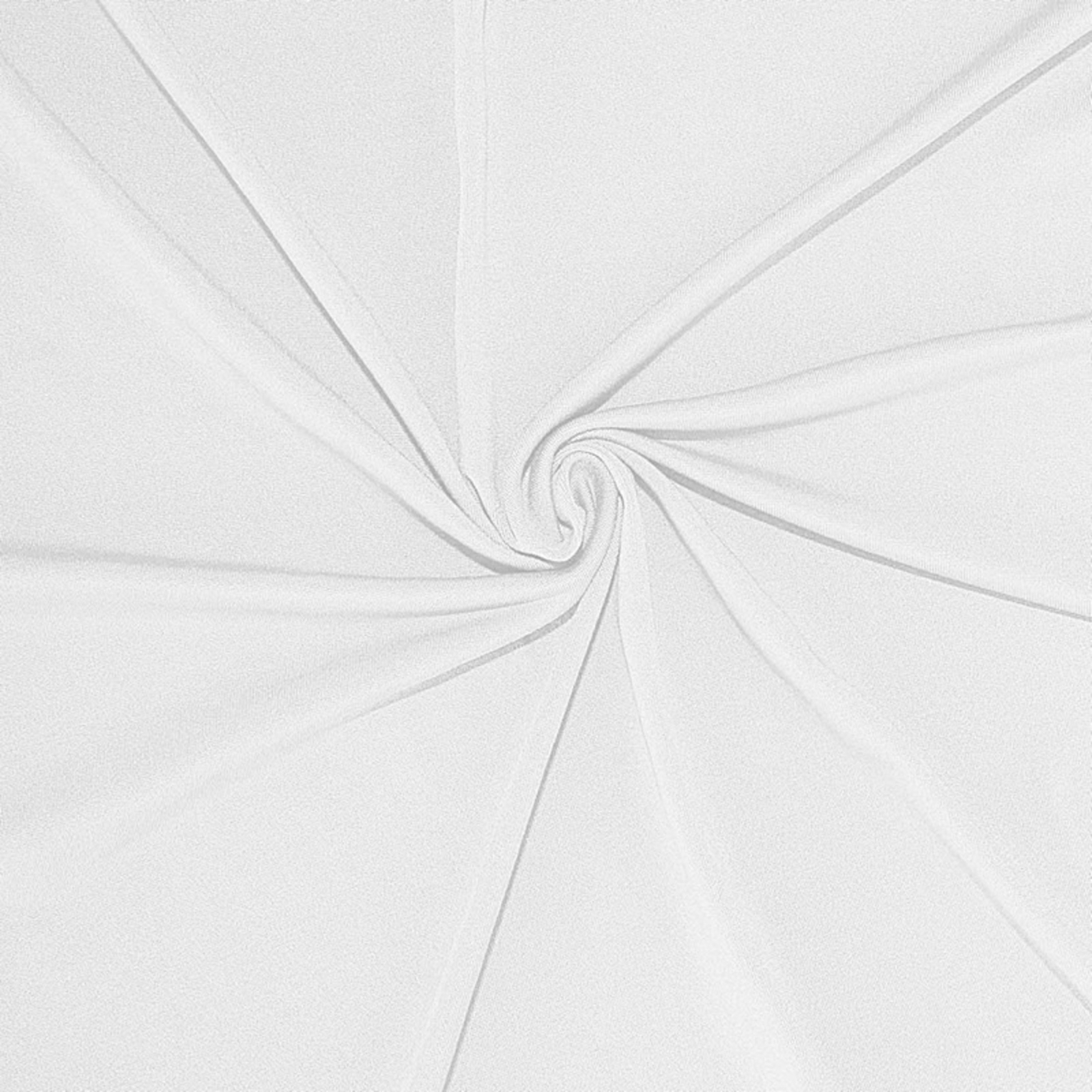 5 ft x 14 ft WHITE 4-Way Stretch Spandex Divider Backdrop Curtain Party Wedding