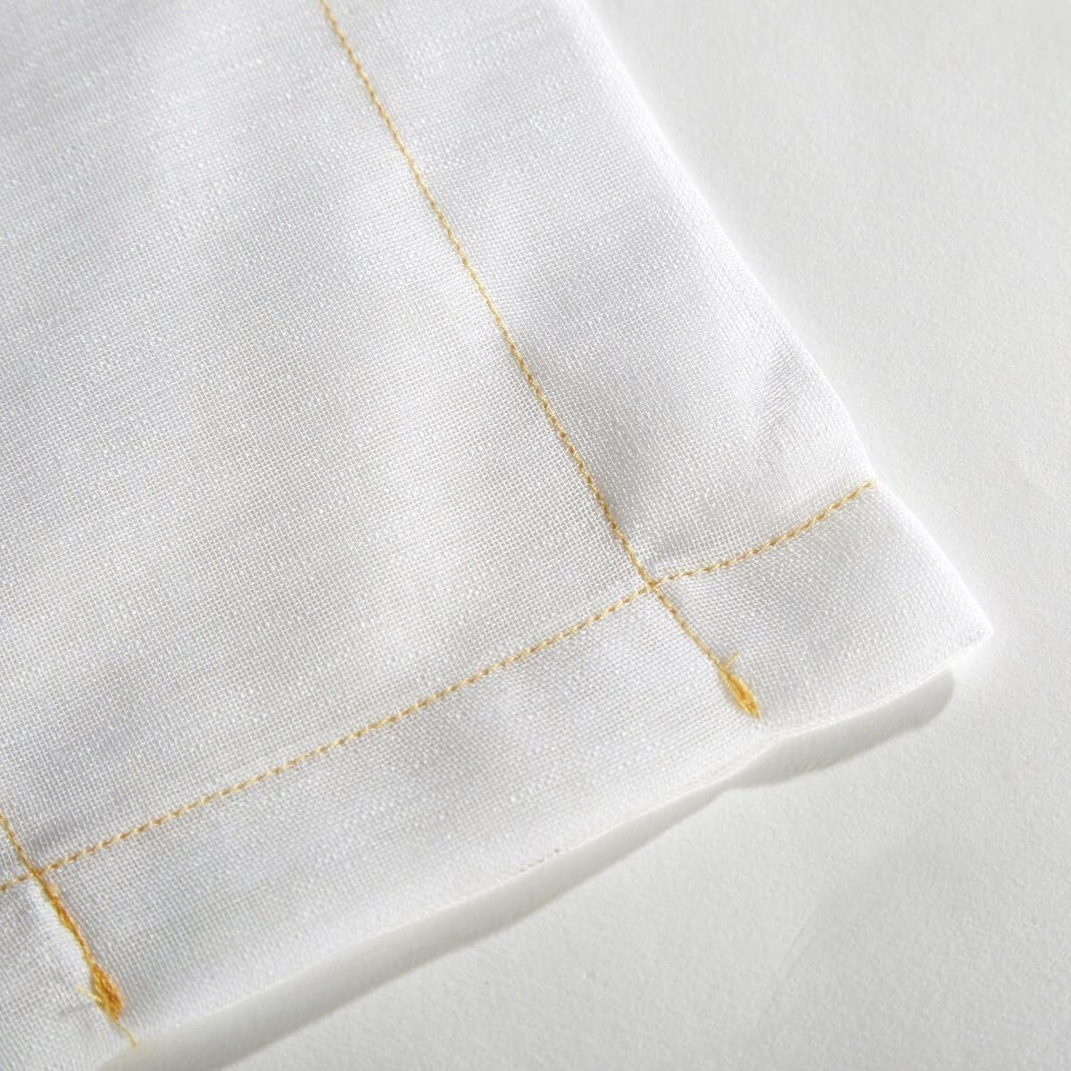 Royhom 50″ W x 96″ L Multi Size Gradient Style Sheer/White Gradual Yellow Sheer