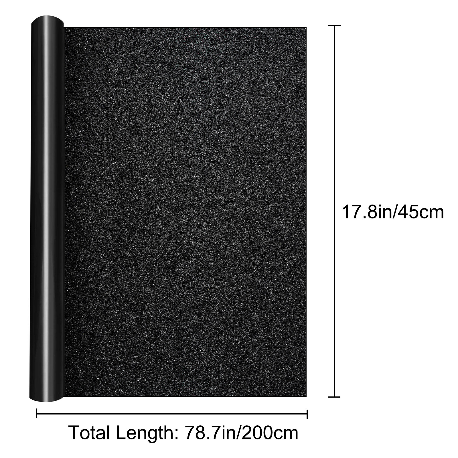 Static Cling Blackout Window Film 100% UV Blocking Sun Black Static Cling