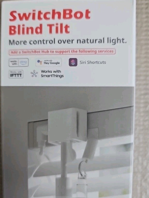 SwitchBot Blind Tilt Smart Opener Solar Panel Bluetooth For Smart Home SEALED
