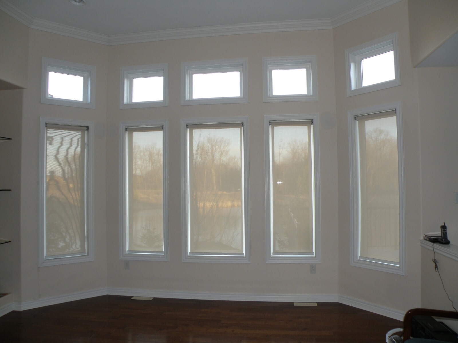 Custom Motorized Smart Roller Shades Blinds Solar Beige 5% W/W Alexa Google Home