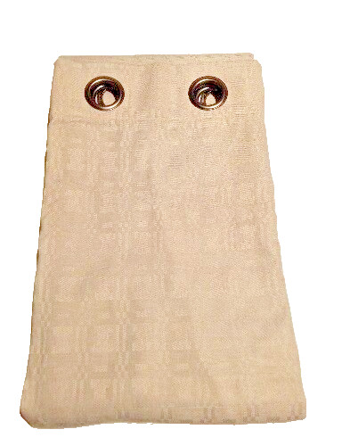 Blackout Thick Curtain, Cortina 127cm X 213cm 100 Percent Polyester Grey Pattern