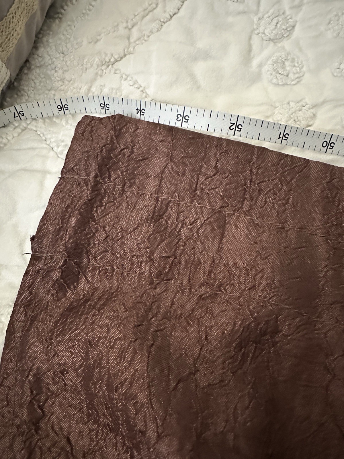 100% Polyester Panels In Brown 55”x 86. 4 Panels. Excellent Used Condition.
