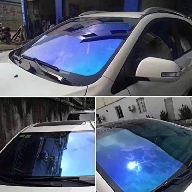 Chameleon Front Windshield Tint Car Film Solar Protection Scratch Resistant UV H