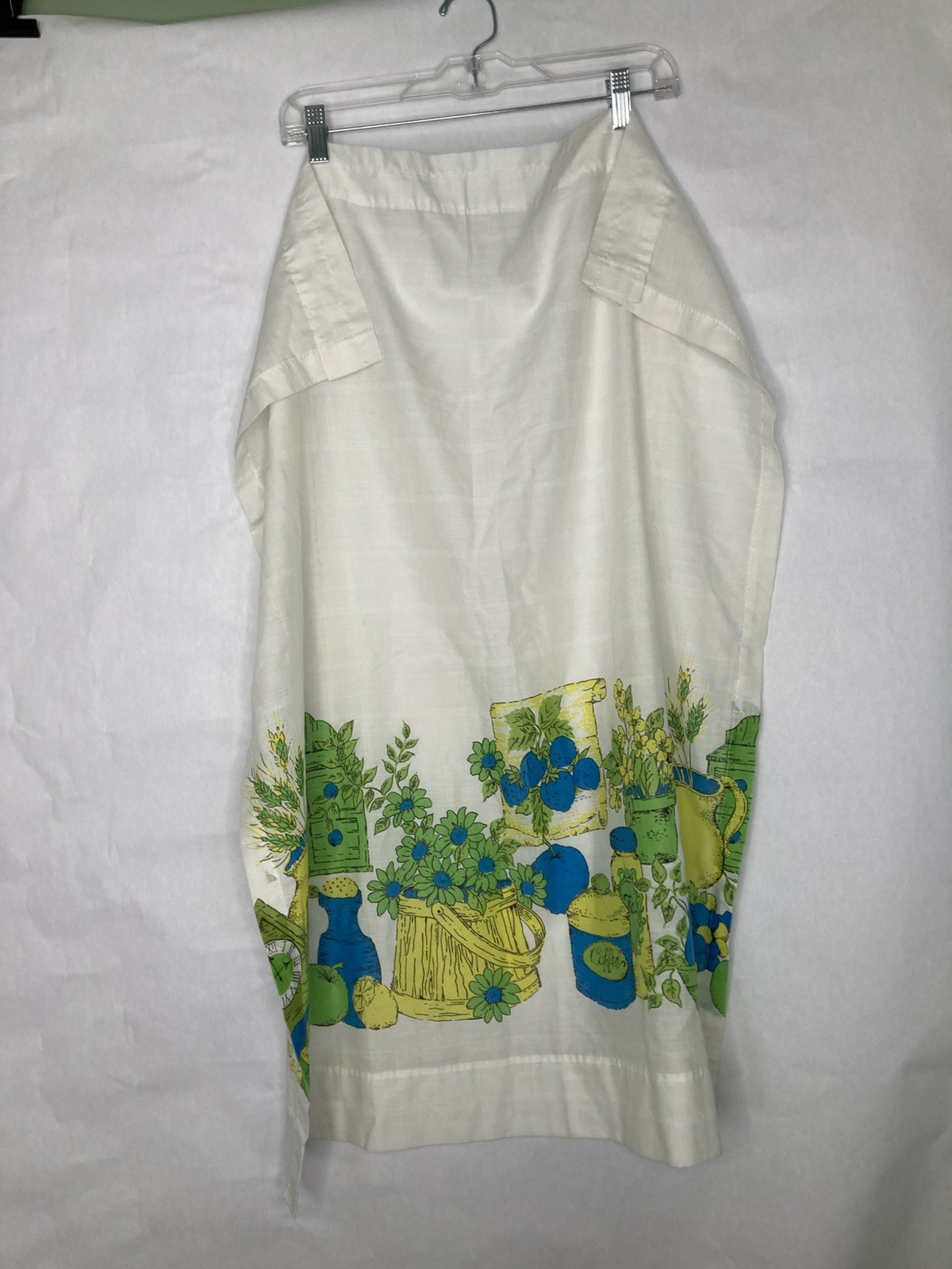 Vintage Kitchen Theme Single Curtain Panel Food Themed Cottagecore 28×36″ 36L