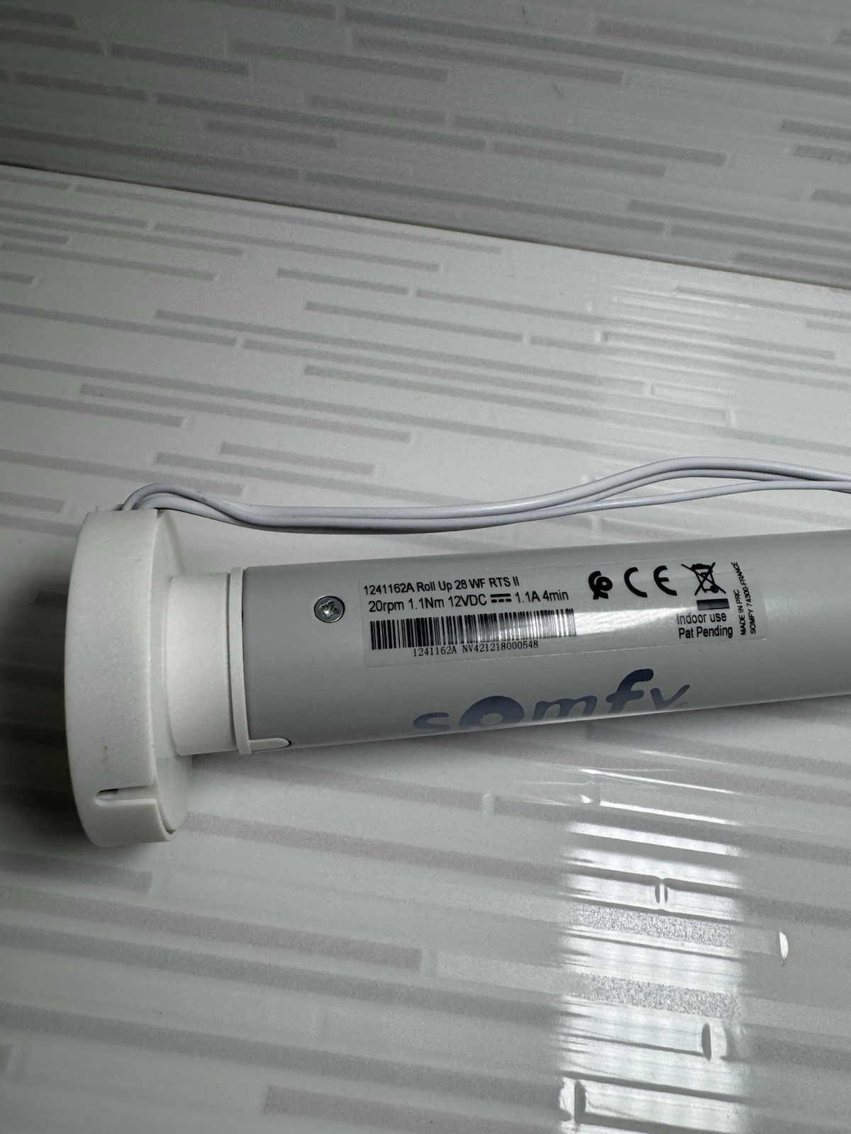 Somfy Motor Roll Up 28 WireFree RTS V2. PRICE PER UNIT!