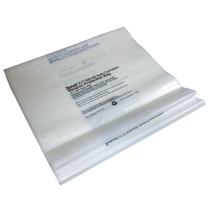 Zerust Multipurpose VCI Poly Bag – Plain End Closure – 14″ x 50″ – Pack of 12