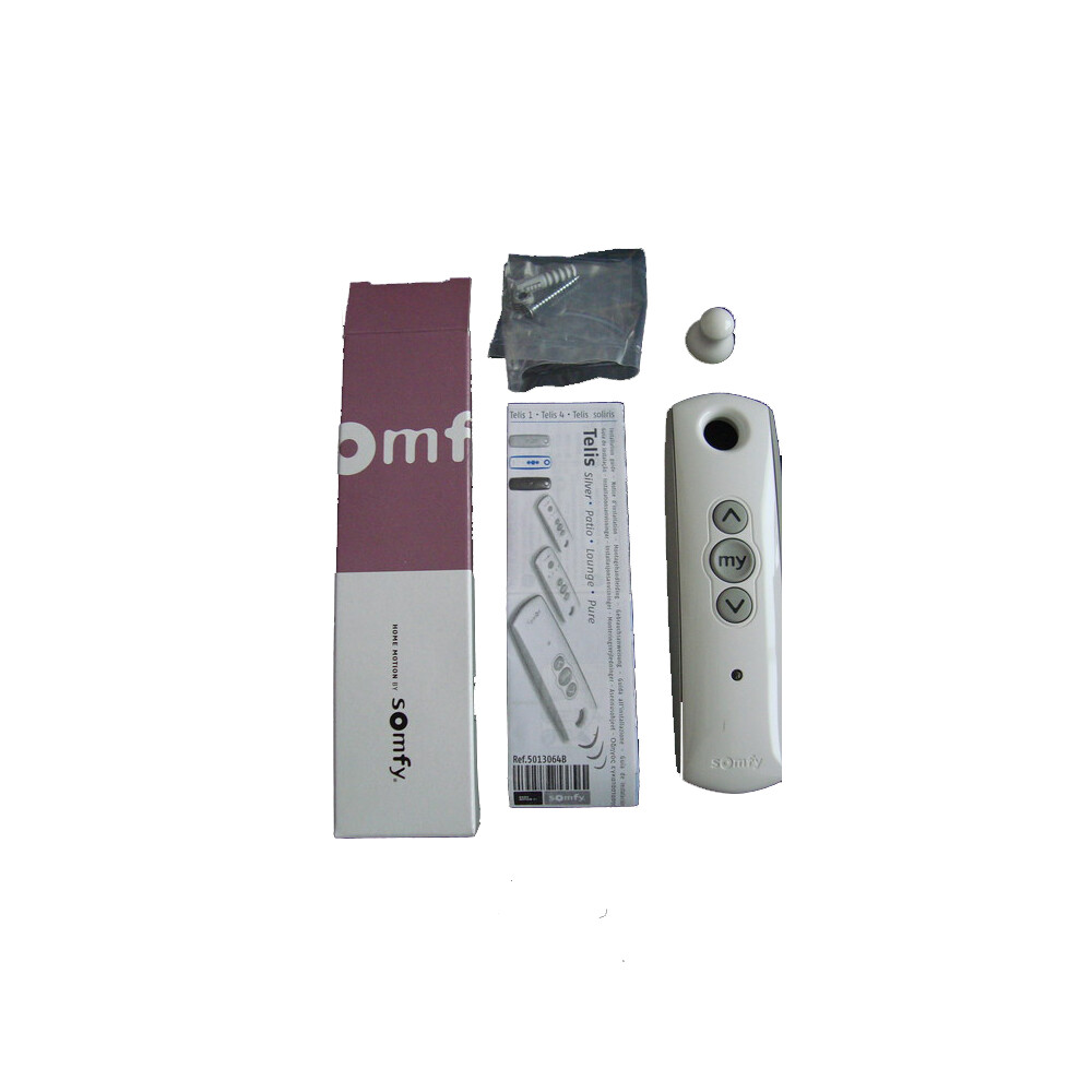 Somfy Telis 1 Pure RTS Remote MPN# 1810632 – SOMFY OPEN BOX DEALS