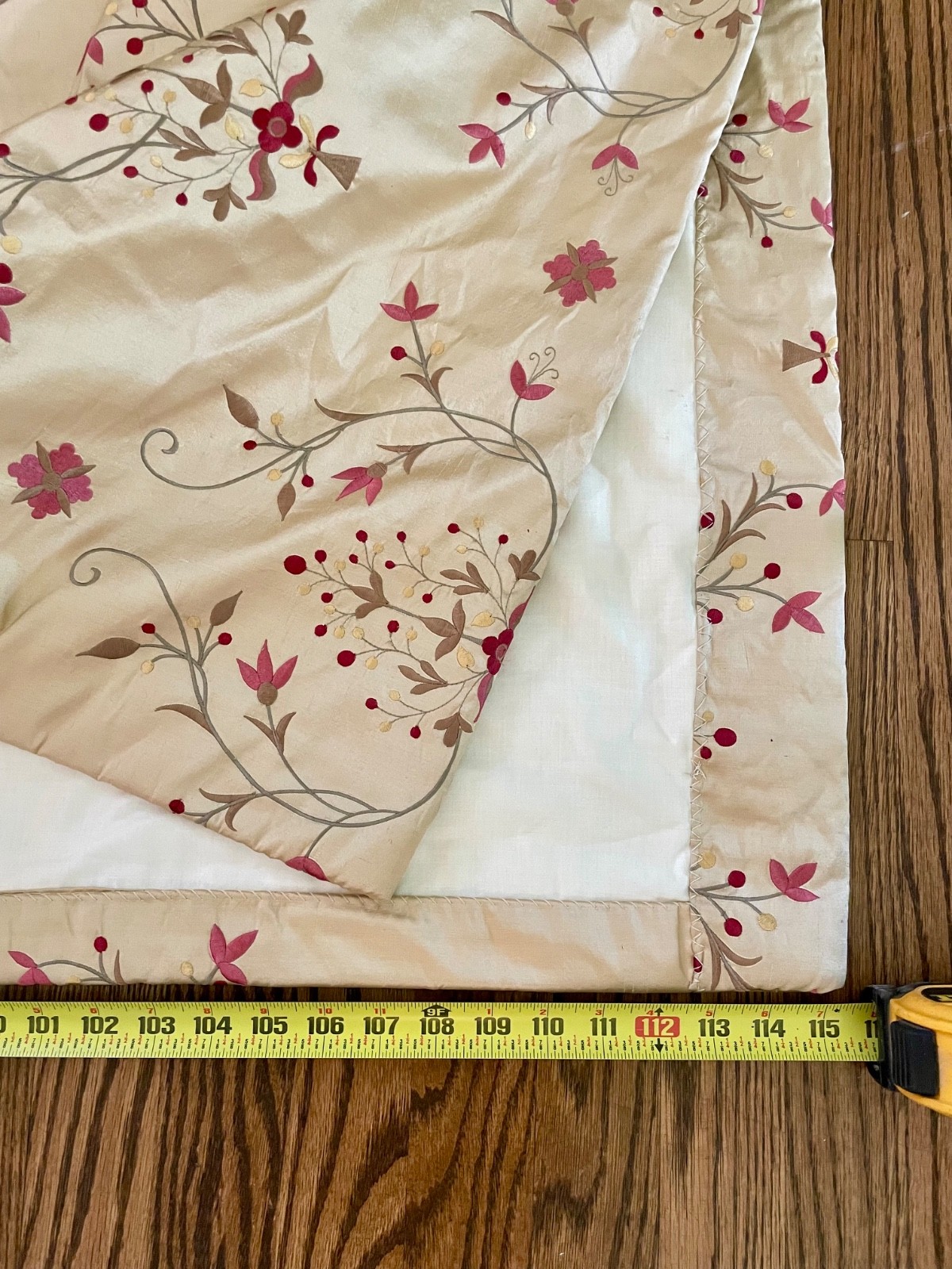 Luxury Dupioni Silk Curtain Panels – The Curtain Exchange – 115″ L x 48″ W