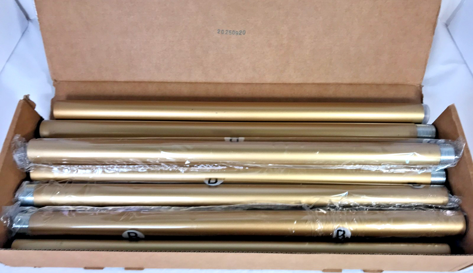 Curtain Rod Gold Finish Decorative Window & Door Hanging 30″-120″ New