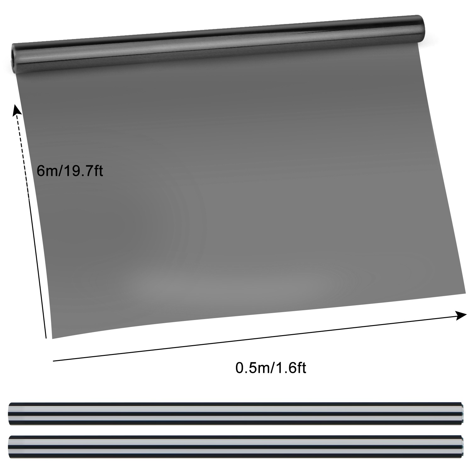 20″ x 10FT/20FT Car Window Tint Film Roll – 5-50% VLT for Car, Home & Office USA