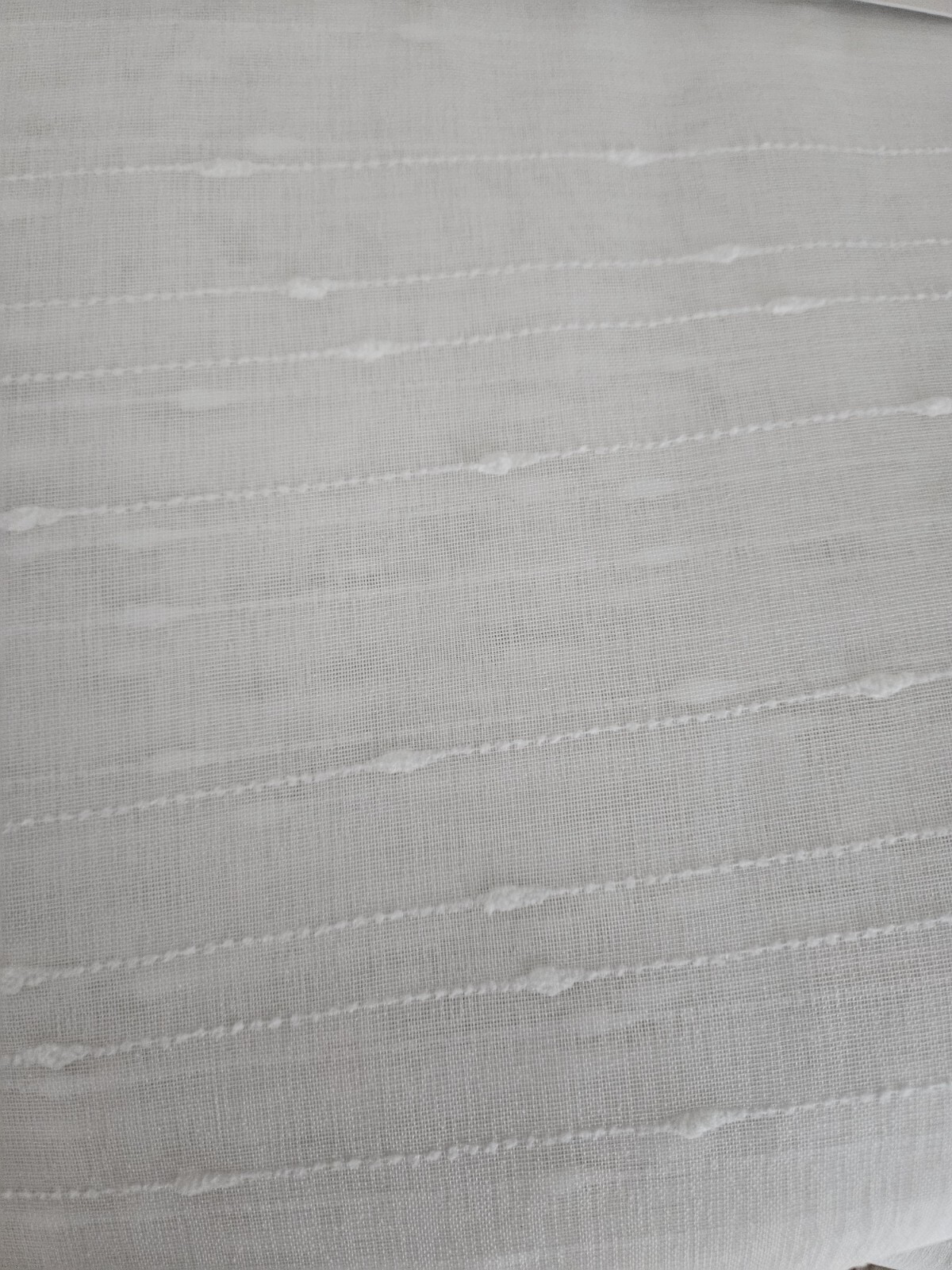 NEW! Laura Ashley White Solid Sheer Curtain 38 x 96 FOUR Pole Top Panel 4 pc SET