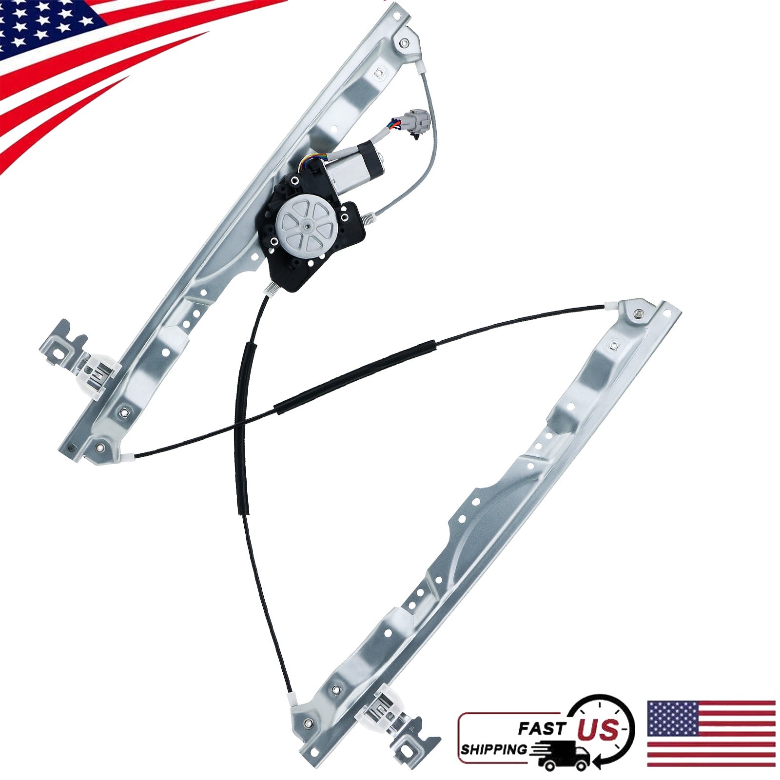 Front Driver Left Window Regulator w/Motor For Nissan Armada Titan 2004-2015 US