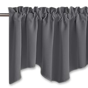 NICETOWN Valances for Windows – Home Decoration Measures 52 inches Wide by 18…