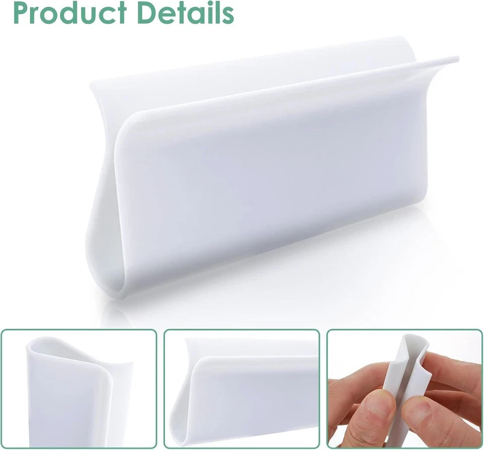 4 Pieces Roller Shade Pulls, Window Pulls Blinds Cordless White