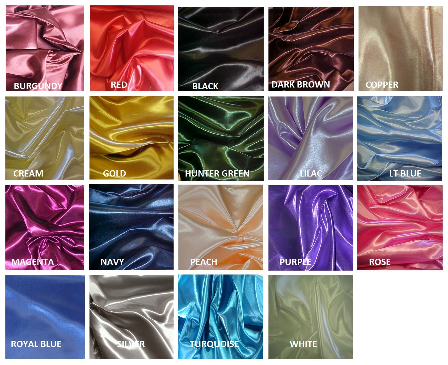 Bridal Shiny Satin Curtain Drape Panel Backdrop 60″ wide x 120″ long (10ft)
