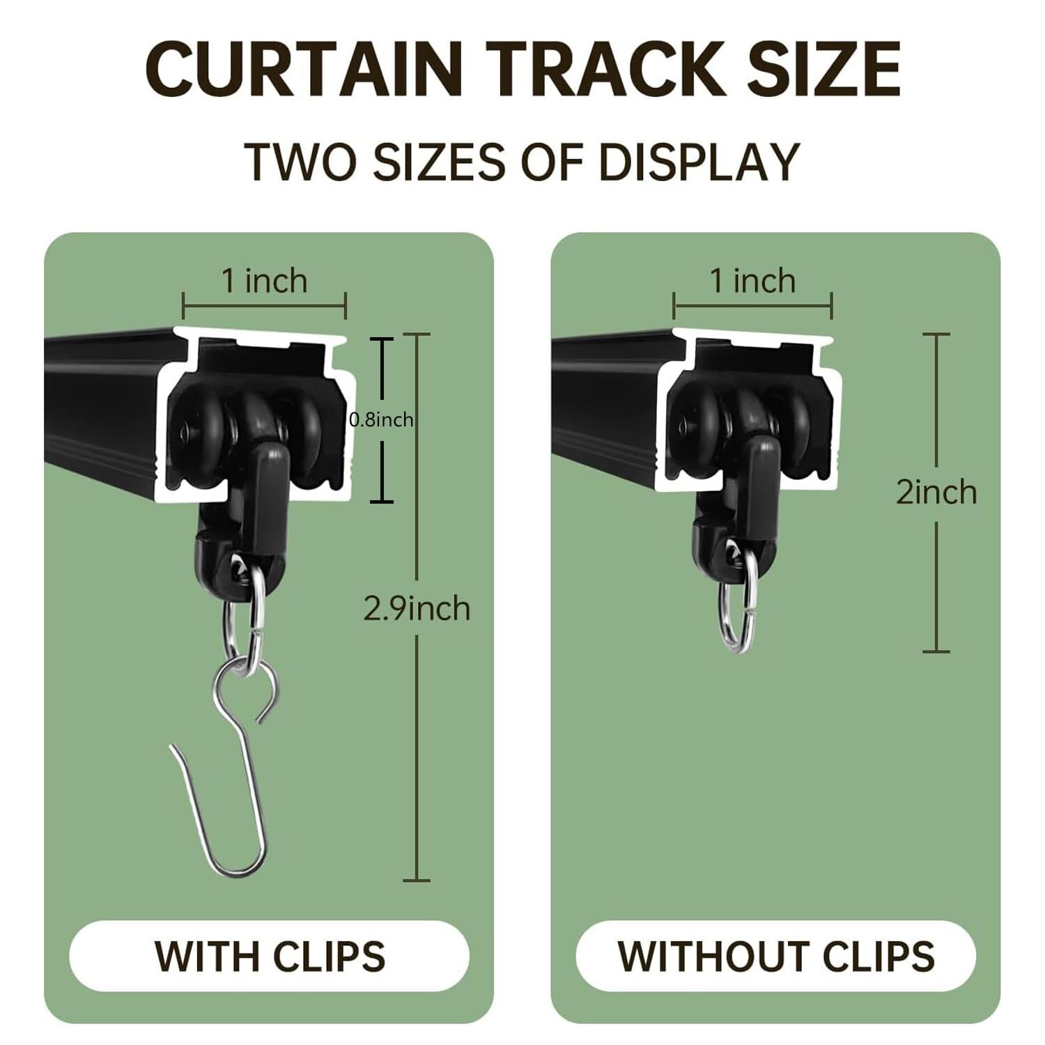 Ceiling Curtain Tracks Ceiling Mounted Heavy-Duty Curtains Rails Room Divider…