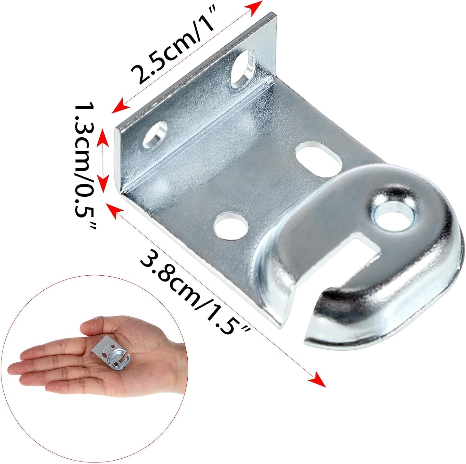 Metal Window Shade Brackets-4PCS Roller Shade Hardware Inside and Outside Mou…
