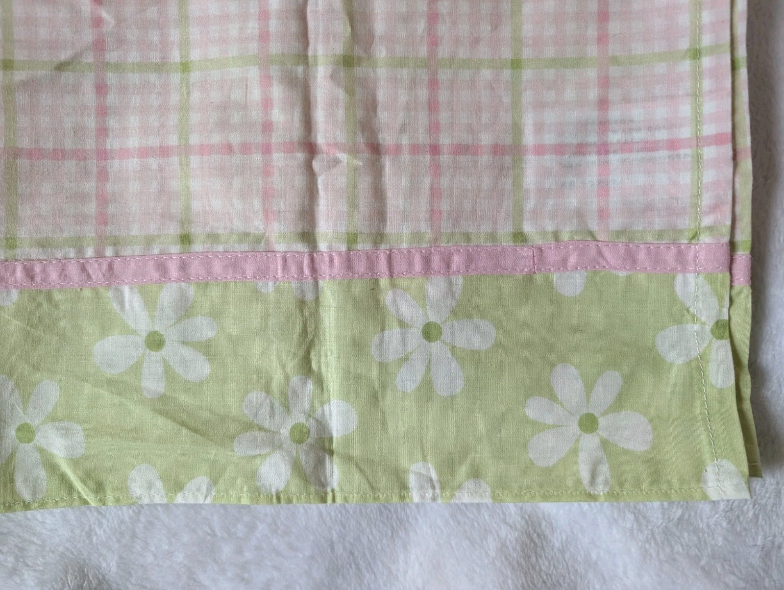 Window Wallace For Baby Kids Girls Room Pink Lime Curtain Decoration For Window
