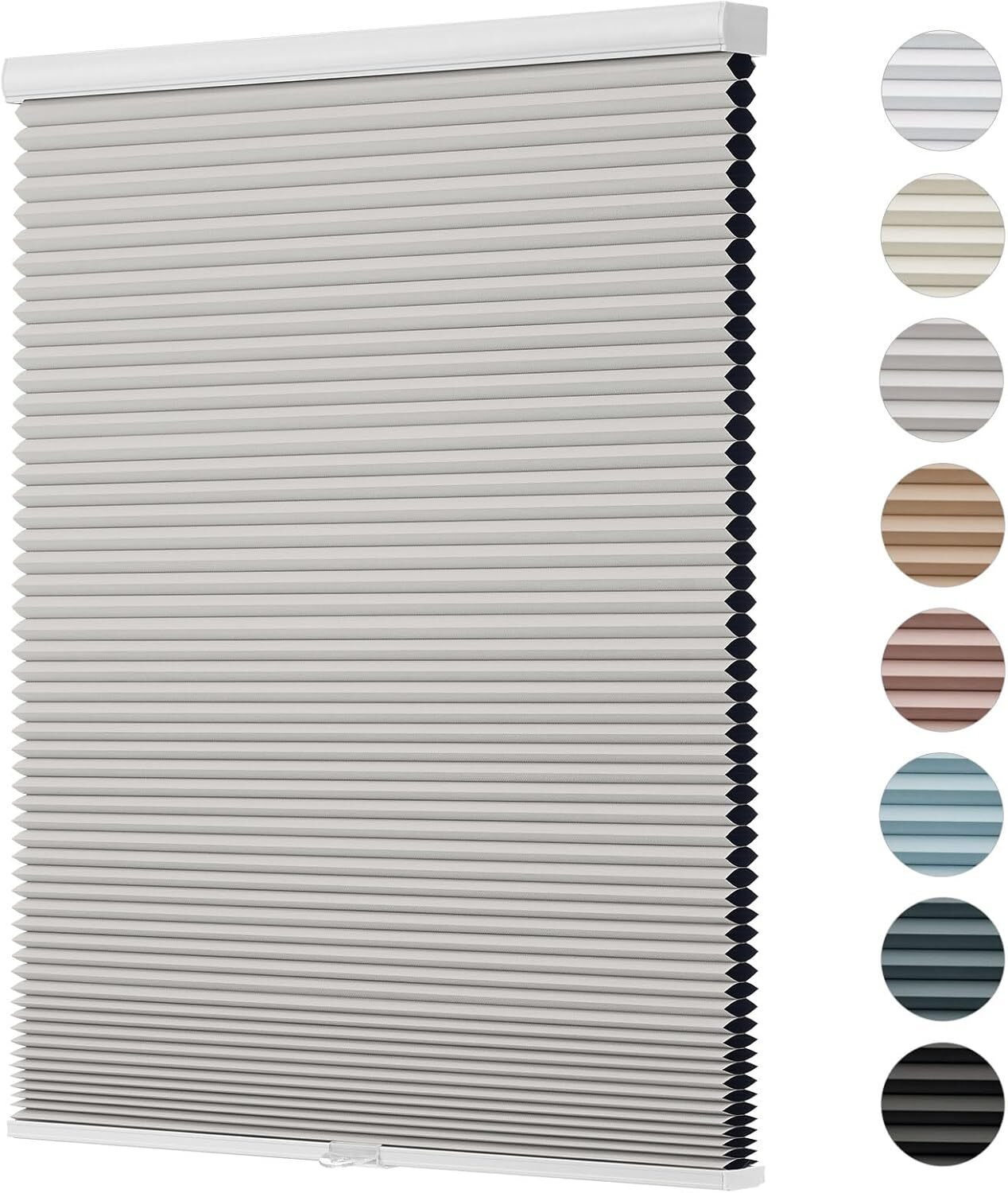 Changshade CUSTOM Made Blackout Cordless Honeycomb Cellular Shades Window Blinds