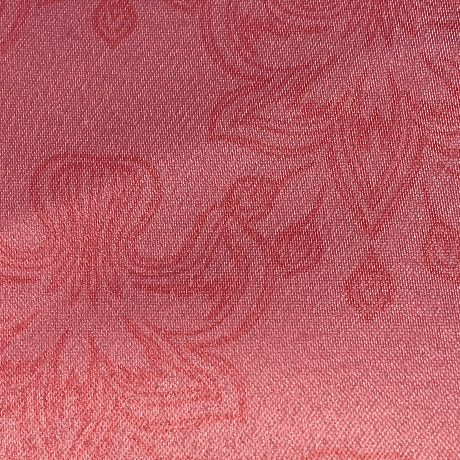 Curtain Light Blocking Lined 2 Panels Each Is 50X84” Salmon Color Polyester