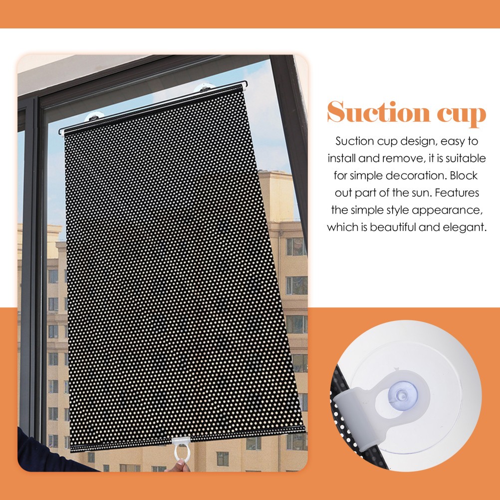3 Sets Suction Cup Sun Shade Shades Curtain Balcony Sunshade Temporary Window
