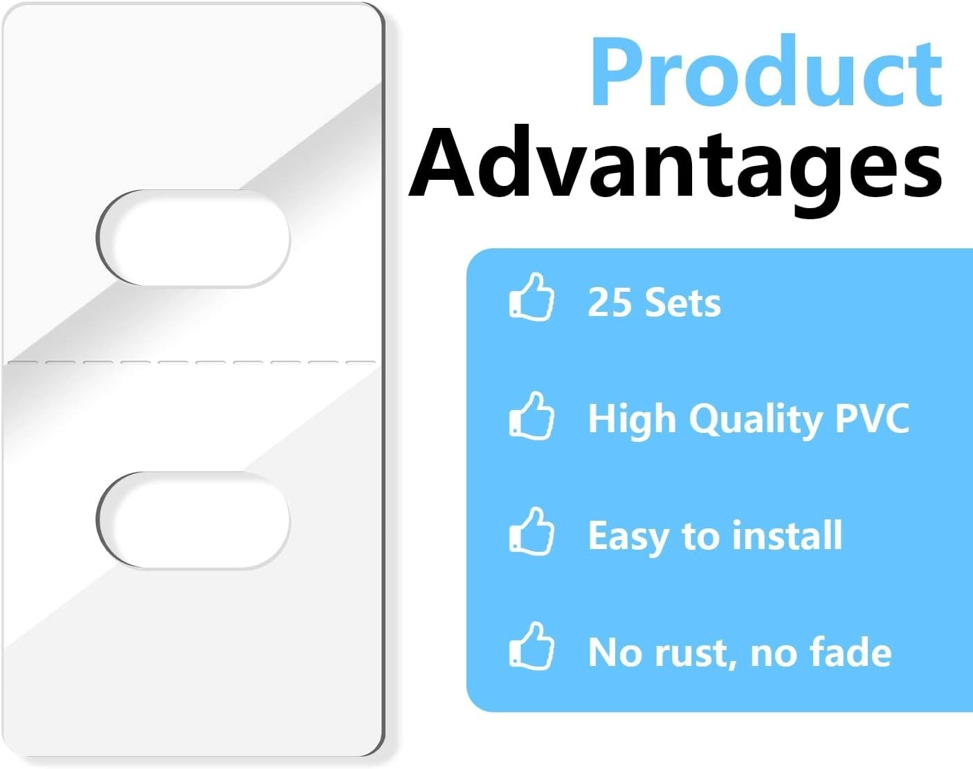 Durable Eco-Friendly Vertical Blind Repair Tabs – Restore Your Blinds Instantly