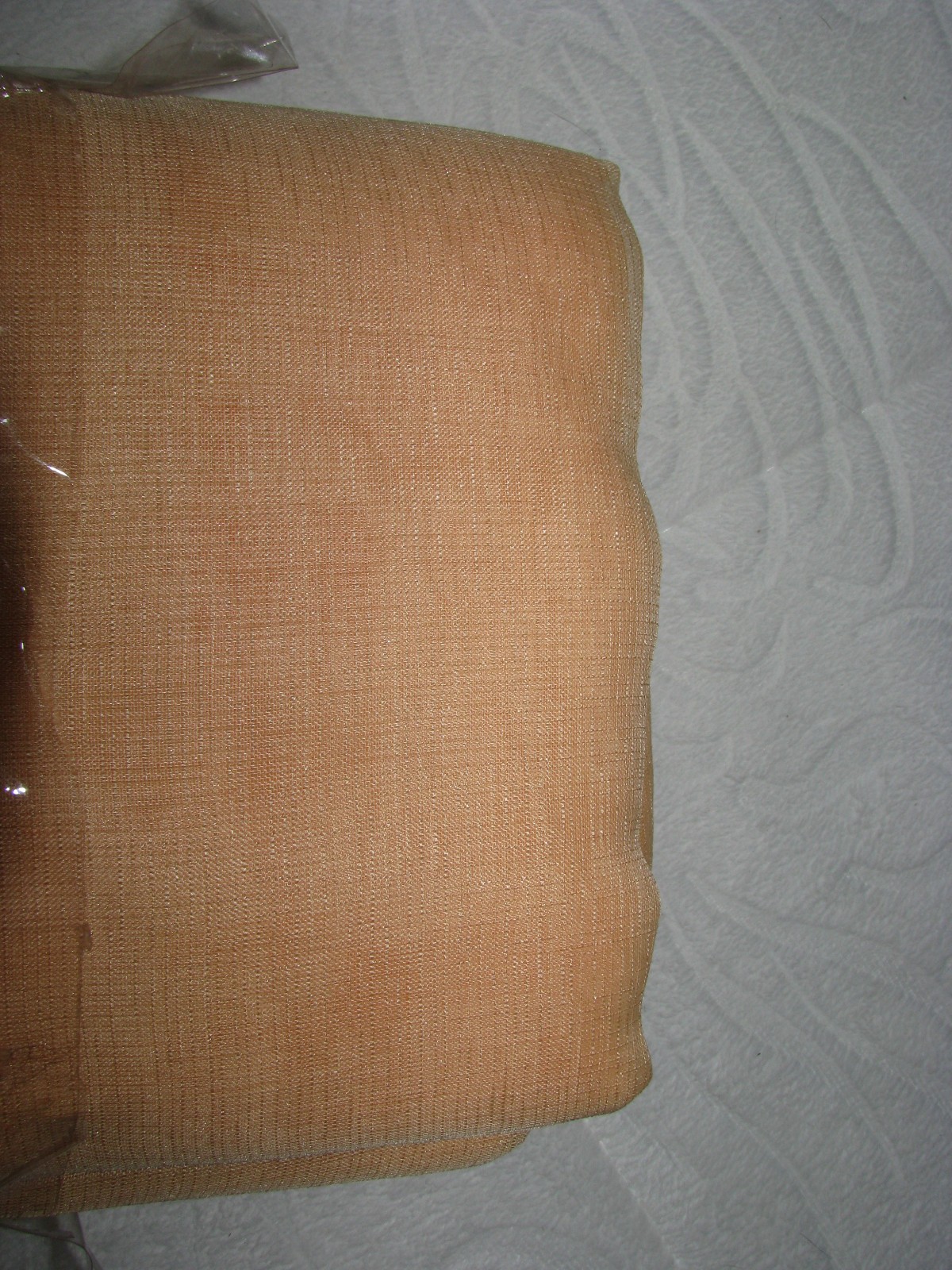 NEW Spring Basics Two Pkgs. 4 Panels Peach Sheer Window Panels 120″ x 84″ Each