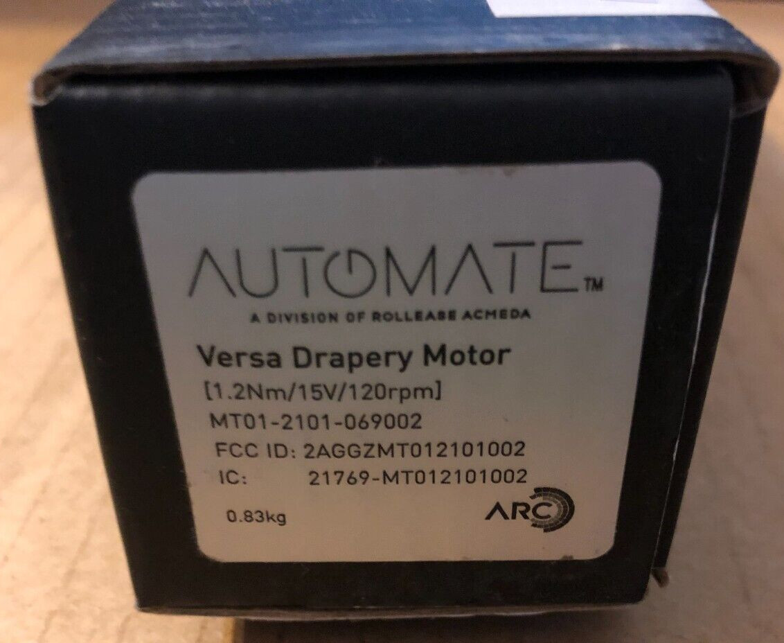 Rollease Automate Versa Modular Drapery Motor MT01-2101-069002