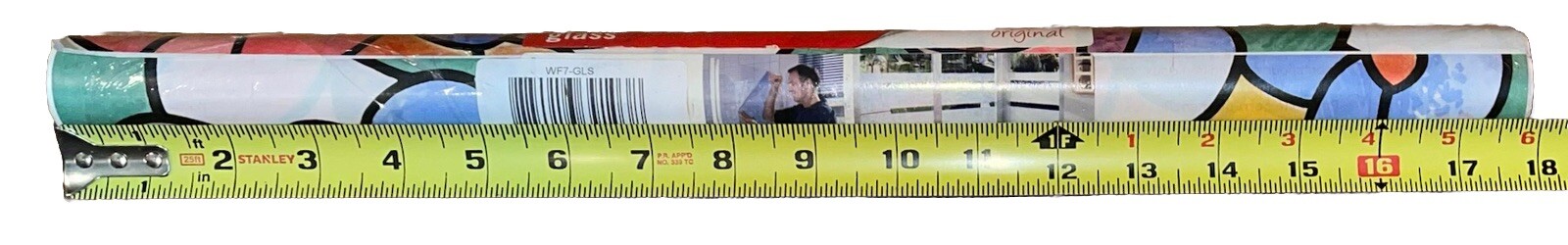 d-c-fix WF7-GLS Lisboa Red Self-Adhesive Privacy Glass Window Film Home Decor