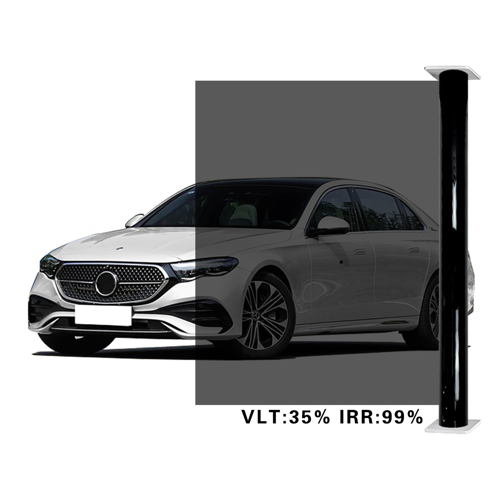 Nano Ceramic Window Tint Film Roll 5% 20% 35% VLT for Home, Office, Car, Truck