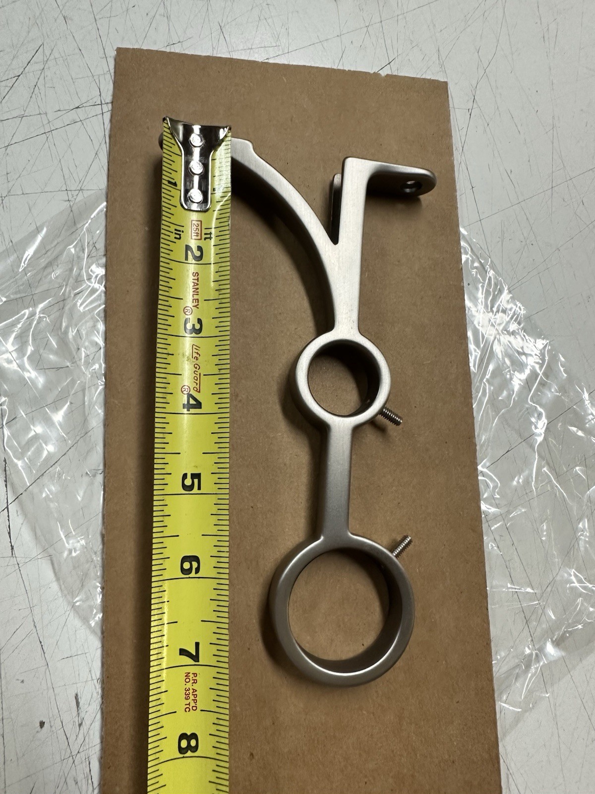 Pottery Barn Standard pewter double curtain Bracket 1.25