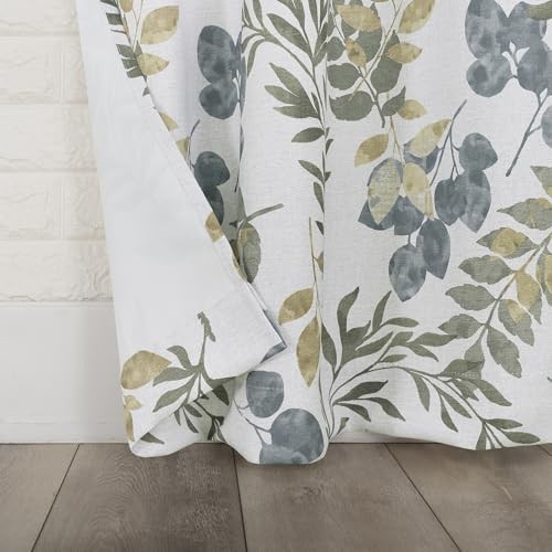 Remi Floral Leaf Print Blackout Grommet 40″W x 84″L (Pack of 1) Multi Color