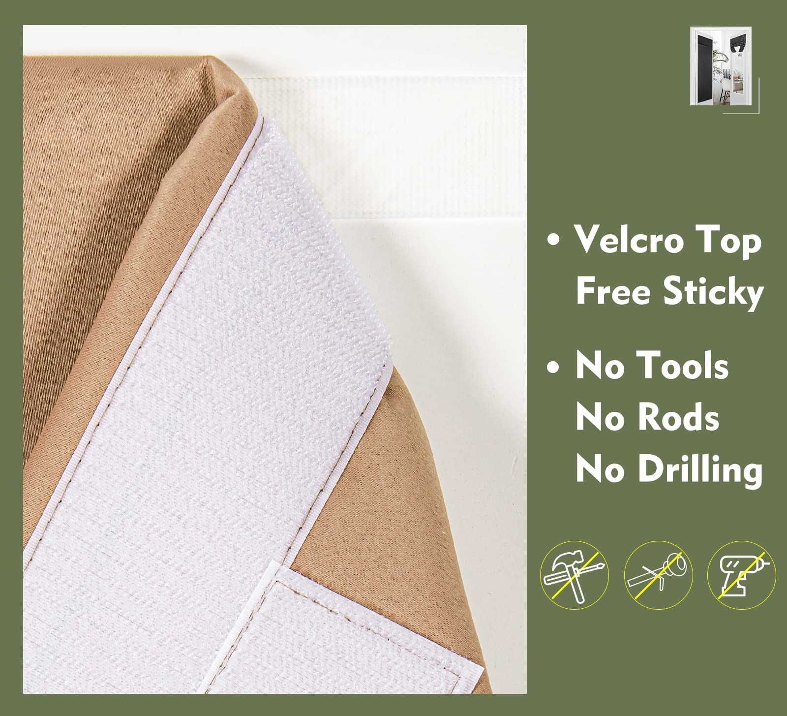 Pi Blackout French Door Curtain 2 Panelsprivacy Thermal Insulated Tie Up Door